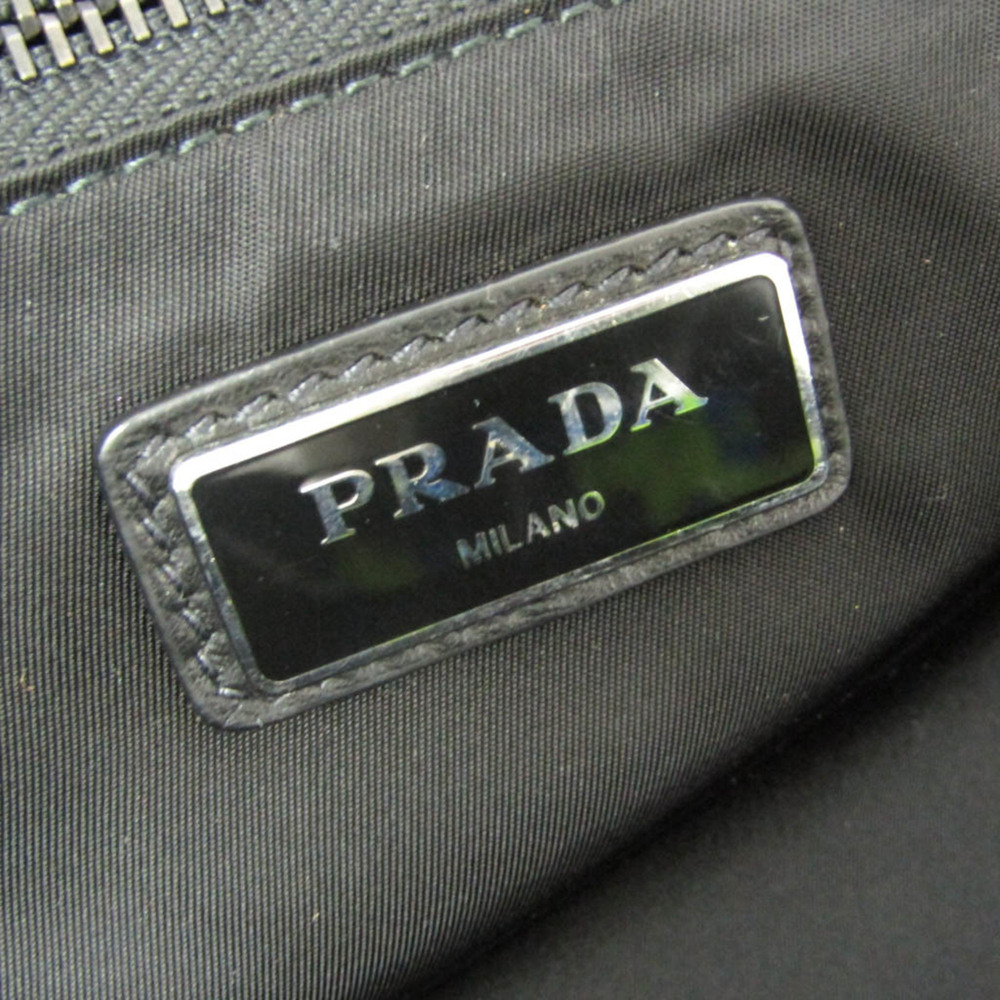 PRADA Black Leather Shoulder Bag - Picture 13 of 15